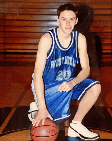 Karl Burris played basketball at West Hills High School in Santee, CA